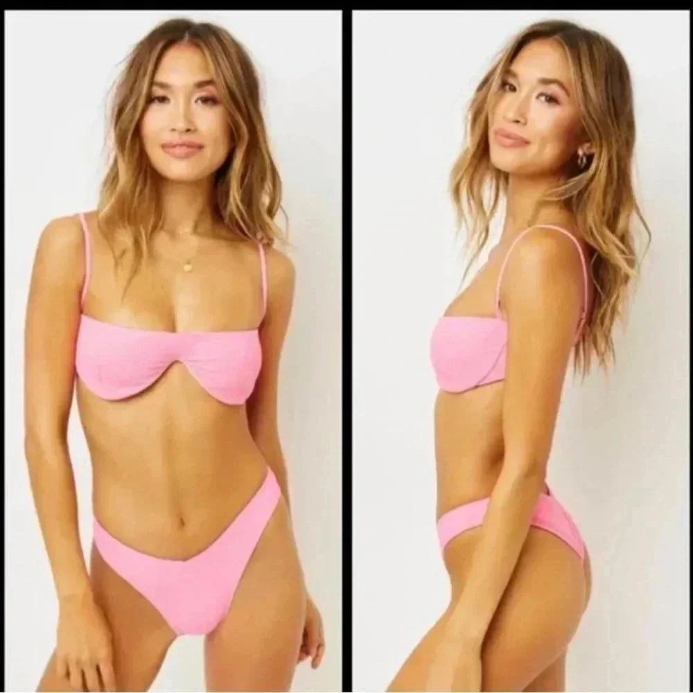 FRANKIE'S Ribbed Bikini (Tolly Underwire Top + Jenna High Waist Bottoms) - Picture 10 of 10